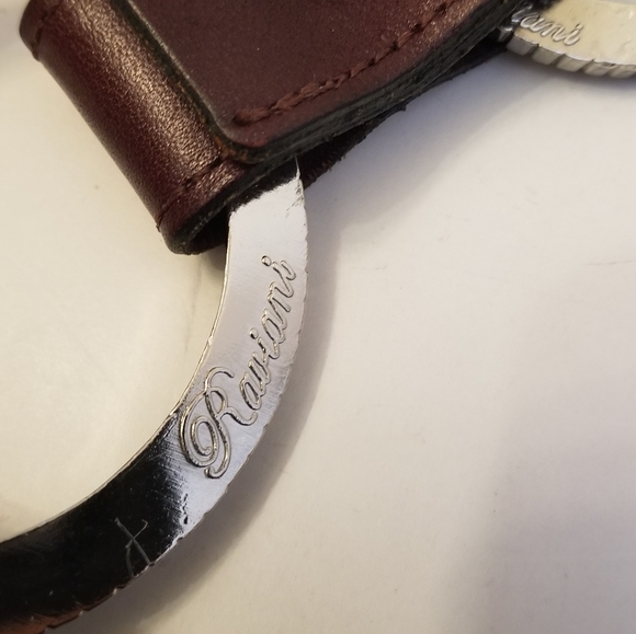 Authentic Raviani Croc Leather Tote Bag Purse Embellished Rhinestones Western - Picture 3 of 12